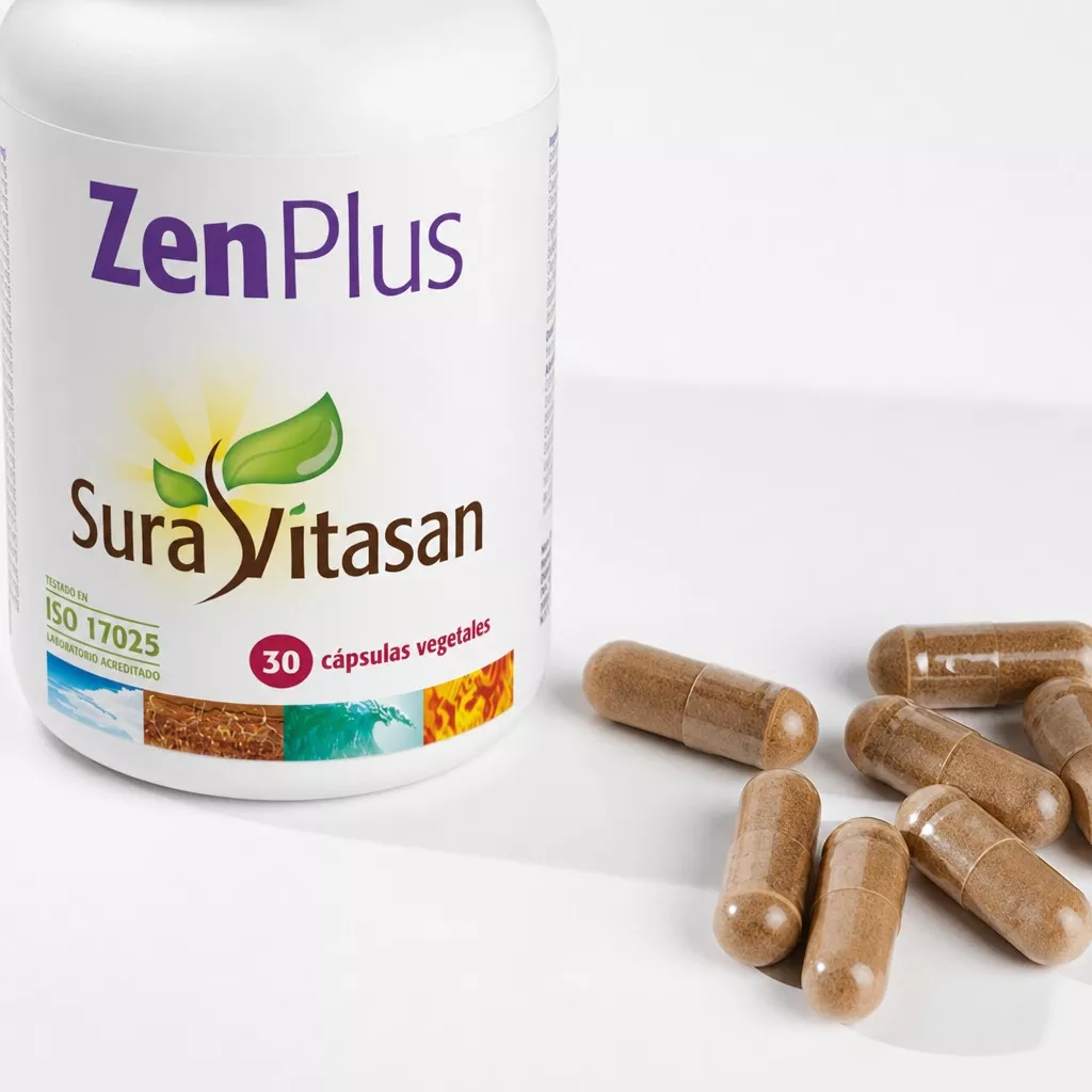 Envase de Zen Plus Sistema nervioso y rendimiento intelectual Sura Vitasan