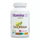 Vitamina D3 1.000 UI 60 cápsulas
