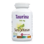 Envase de Taurina 500 mg aminoácido en forma libre SuraVitasan