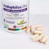 Envase de Acidophilus Ultra probiótico 11.000 millones de UFC Sura Vitasan