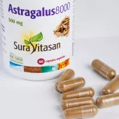Envase de Astrágalus 8000 500 mg Sura Vitasan