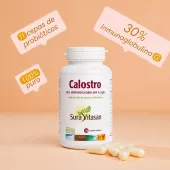Envase de calostro bovino con probióticos Sura Vitasan