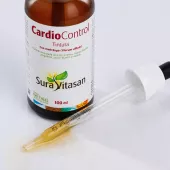 Envase de Cardio Control con  ajo, espino blanco y muérdago Sura Vitasan