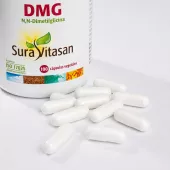Envase de DMG 125 mg N,N-dimetilglicina Sura Vitasan
