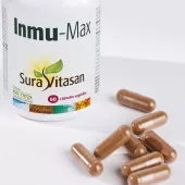 Envase de Inmu-Max fórmula de extractos vegetales Sura Vitasan