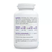 Envase de L-Arginina 500 mg aminoácido en forma libre Sura Vitasan
