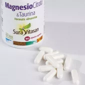 Envase de Magnesio Citrato y Taurina magnesio 136 mg Sura Vitasan