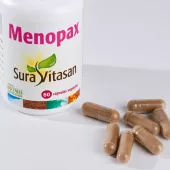 Envase de Menopax confort en la menopausia Sura Vitasan