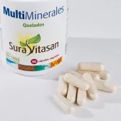 Envase de Multi Minerales Quelados 11 minerales Sura Vitasan