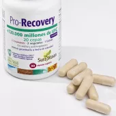 Envase de Pro-Recovery probiótico 120.000 millones UFC Sura Vitasan
