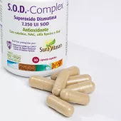 Envase de S.O.D. Complex superóxido dismutasa y nutracéuticos Sura Vitasan