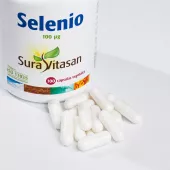 Envase de Selenio L-seleniometionina alta absorción Sura Vitasan