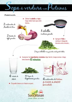 Sopa de Verdura con Proteínas