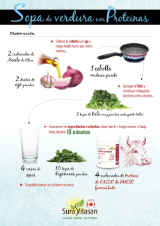 Sopa de Verdura con Proteínas