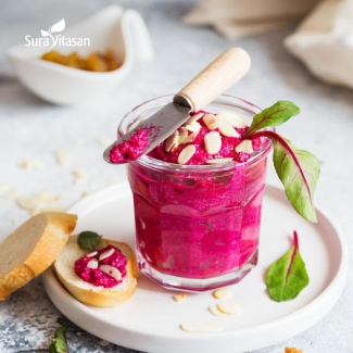 Hummus de Remolacha roja fermentada