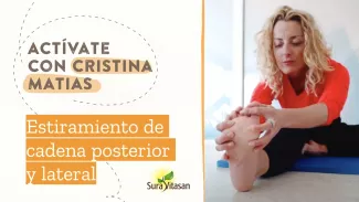 Estiramiento cadena posterior y lateral