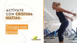 Tríceps con gomas