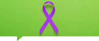 Cáncer lazo morado